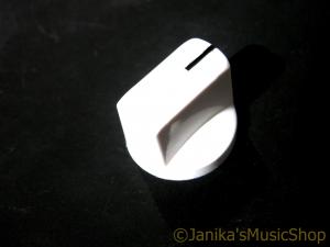 WHITE STOVE TYPE POTENTIOMETER OR ROTARY SWITCH KNOB